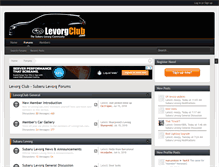 Tablet Screenshot of levorgclub.com